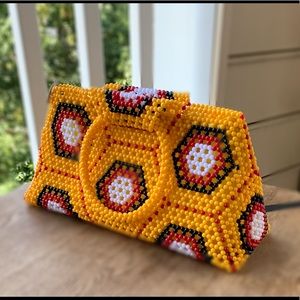 SHEBBAH HANDMADE BEADED HANDBAG